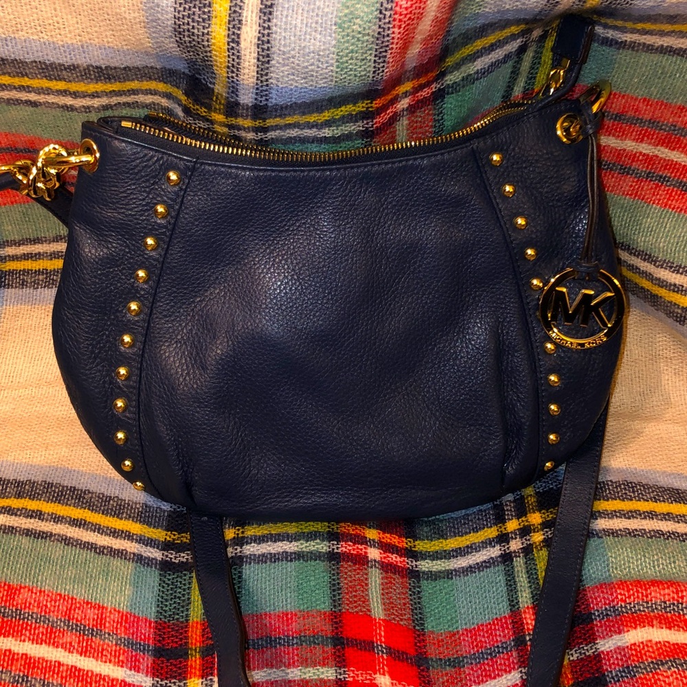 Michael Kors Navy Blue Crossbody Bag